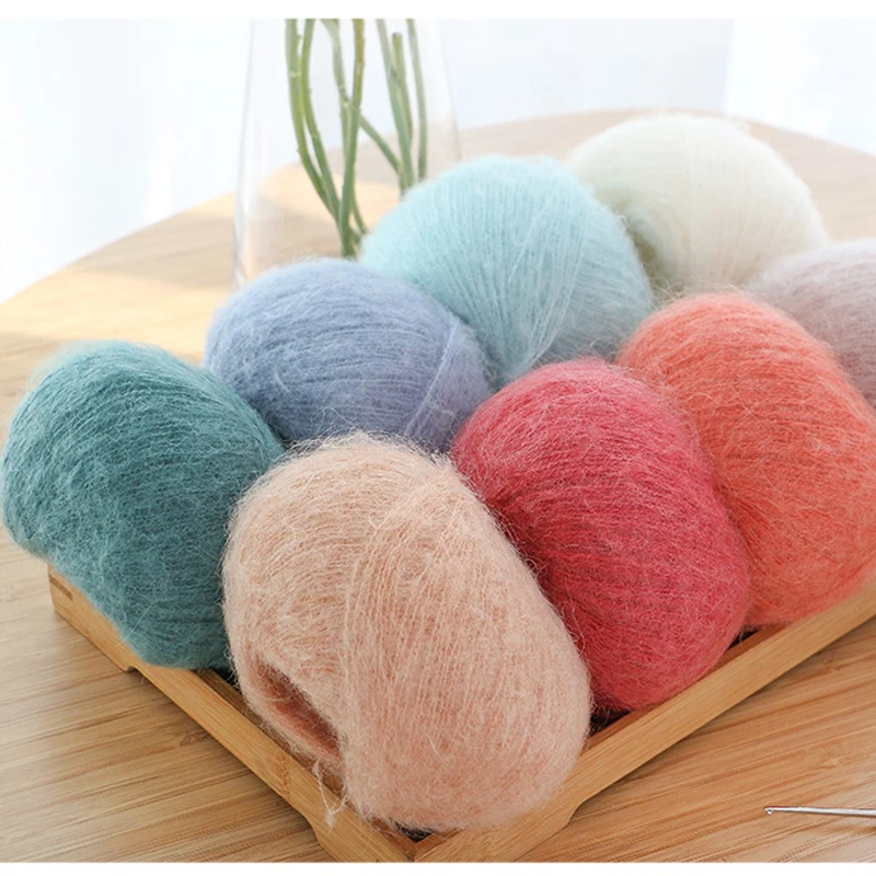 100G Mohair Blended Yarn From South Africa High Quality Yarns For Hand