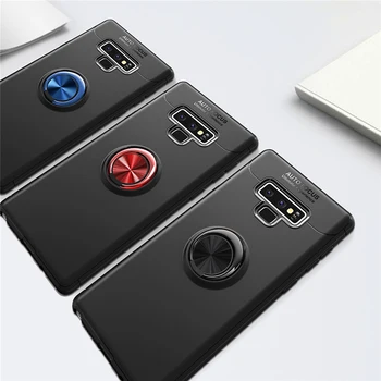 

100pcs Stand Holder Car Mount Magnetic Case For Samsung Galaxy S20 Ultra S10 E S9 Plus Note 10 9 A70 A50 A40 A30 Soft TPU Cover