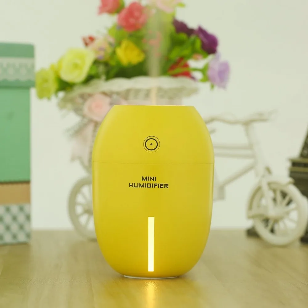 

Lemon Creative Style USB Ultrasonic Air Humidifier With Colorful Led Light Essential Oil Aroma Diffuser Auto Off Touch Switch