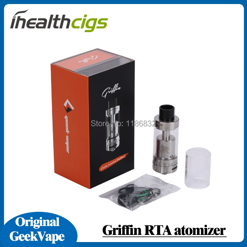 

100% Original GeekVape Griffin RTA atomizer Top-filled Tank 3.5ml with 2-Post Deck Airflow control tank
