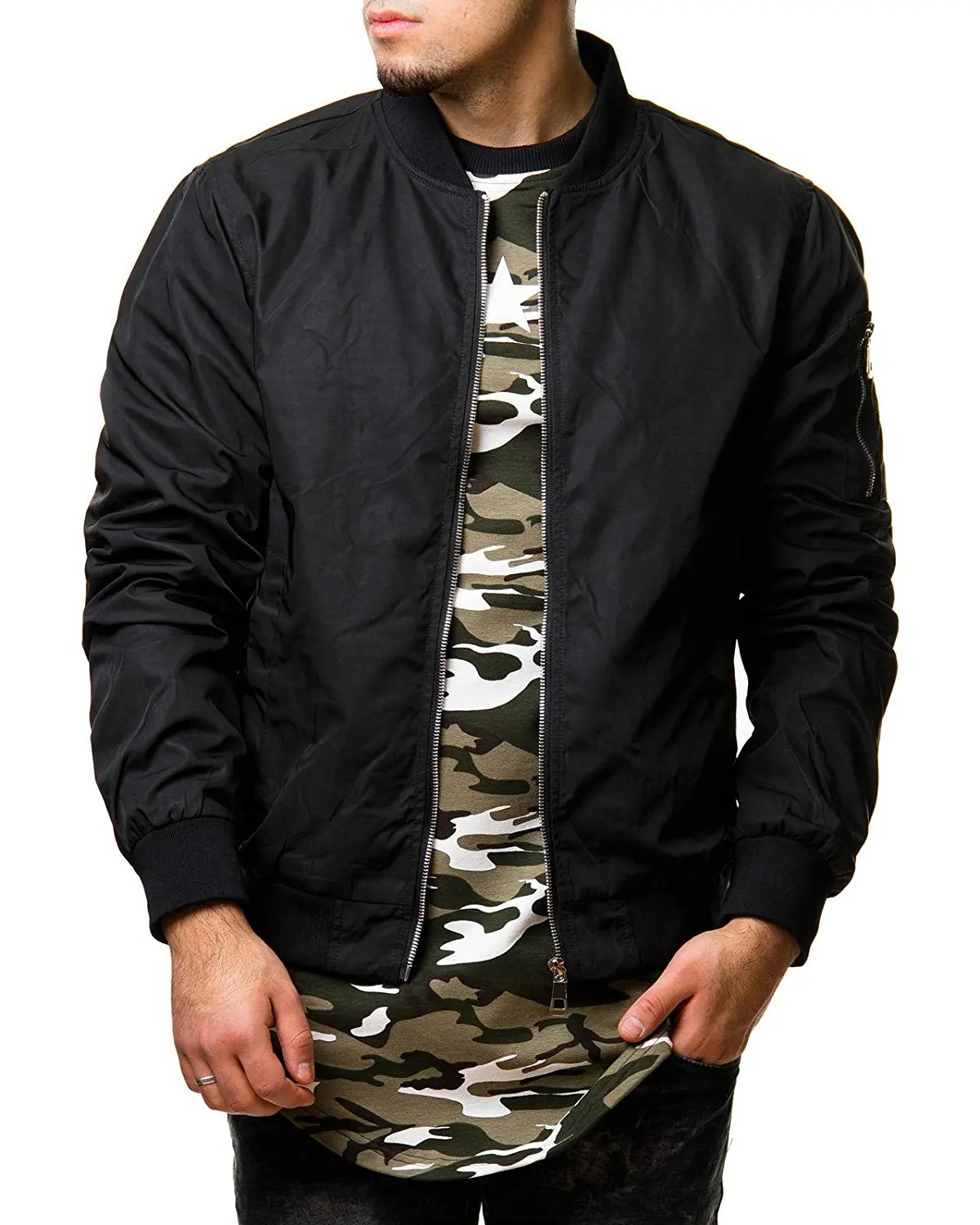 New Casual Bomber Jackets Men's Thin Coats Spring Autumn Chaqueta de hombre Male Short Jackets Army Military Men Outerwear