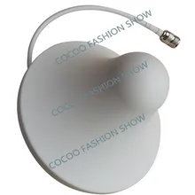 ZQTMAX 800~ 2500 МГц всенаправленная комнатная потолочная антенна N female type для 2g 3g 4g усилитель сигнала gsm 900 1800 2100 повторитель