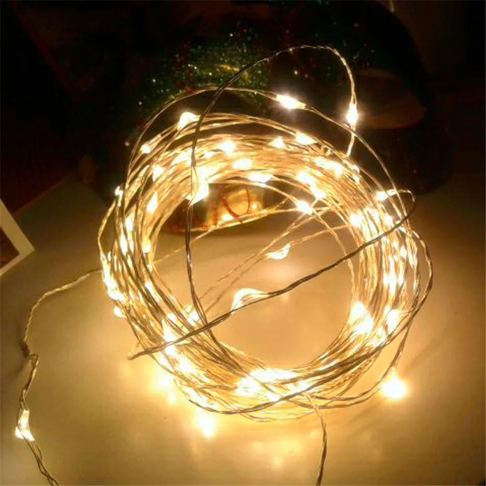 New Year Decor LED String Copper Wire 3AA Batteries 10FT 3M 30 leds