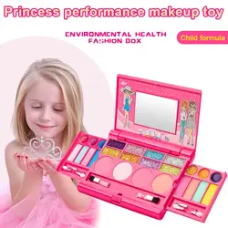 Девушка макияж комплект игрушечные лошадки тени, блеск для губ краснеет принцесса косметический для обувь девочек YJS челнока