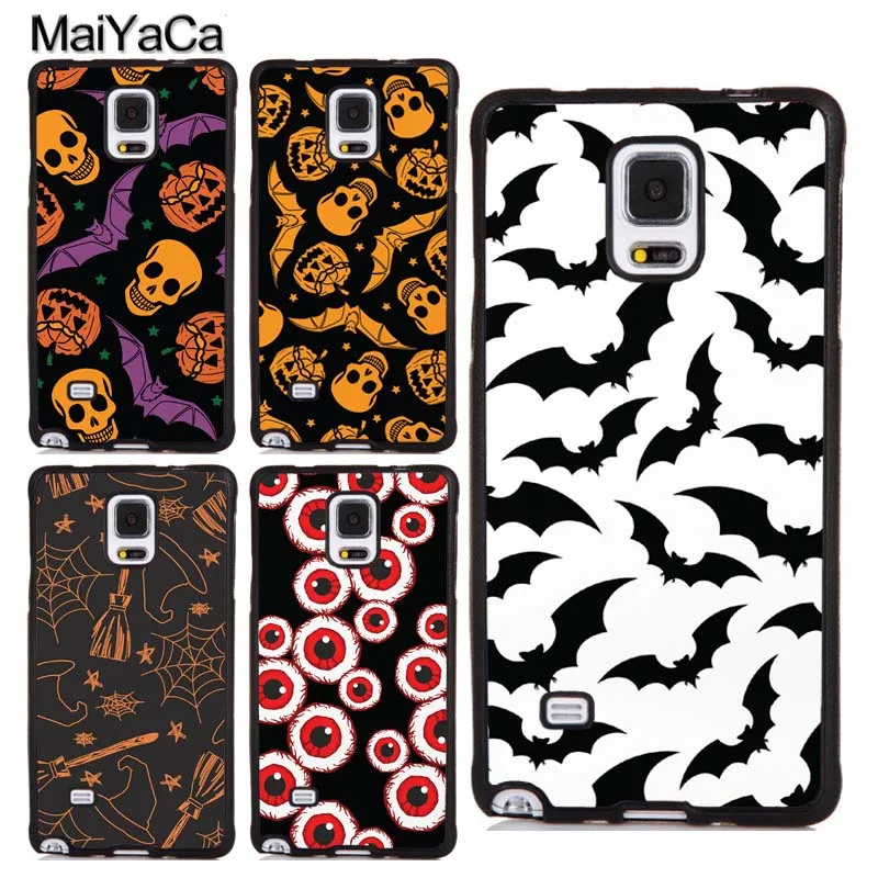 

MaiYaCa Ghost Pumpkin HALLOWEEN Case Coque For Samsung Galaxy Note 9 4 5 8 S5 S6 S7 Edge S8 S9 S10 Plus Lite TPU Phone Case