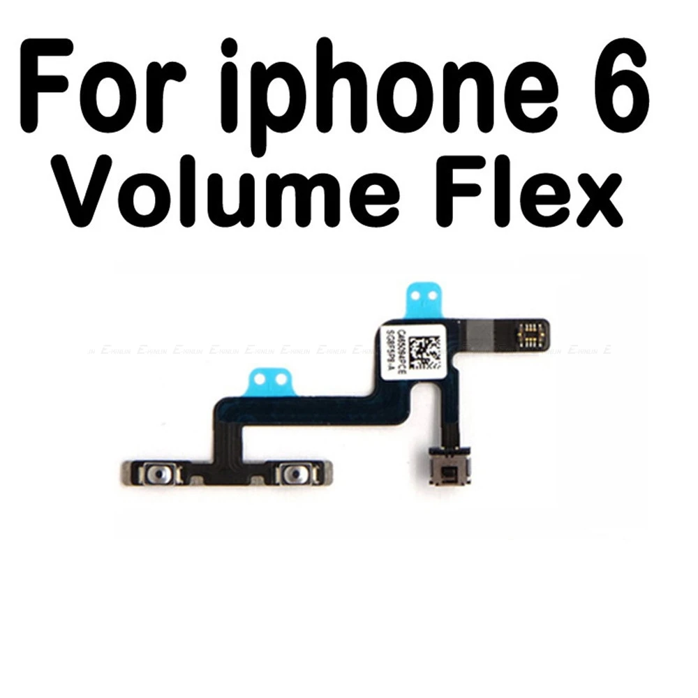 Высокое качество для iPhone 4, 4S, 5, 5S, 5C, 6, 6S Plus кнопка регулировки громкости источник энергии кнопка включения и выключения ключ гибкий кабель - Цвет: For iPhone 6 Volume