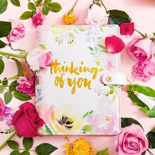 Lovedoki envío gratis nuevo dokibook 2019 A6 A5 cuaderno planificador de kawaii diario Escuela de papelería flor negro blanco diy organizador(China)