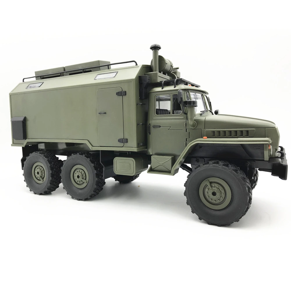 

WPL B36 Ural Military Command Vehicle 1/16 RTR 2.4G 6WD RC Car Electric Off-Road Military Truck Crawler Intelligent Remote Car