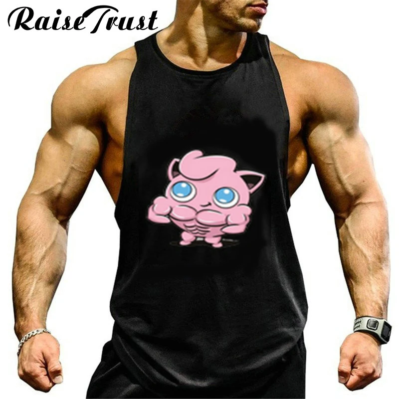 

2019 Superman Tops Cotton gyms Vest Muscle Shirt Sleeveless Singlet Fitness Tank Top Men Bodybuilding clothing fitness men