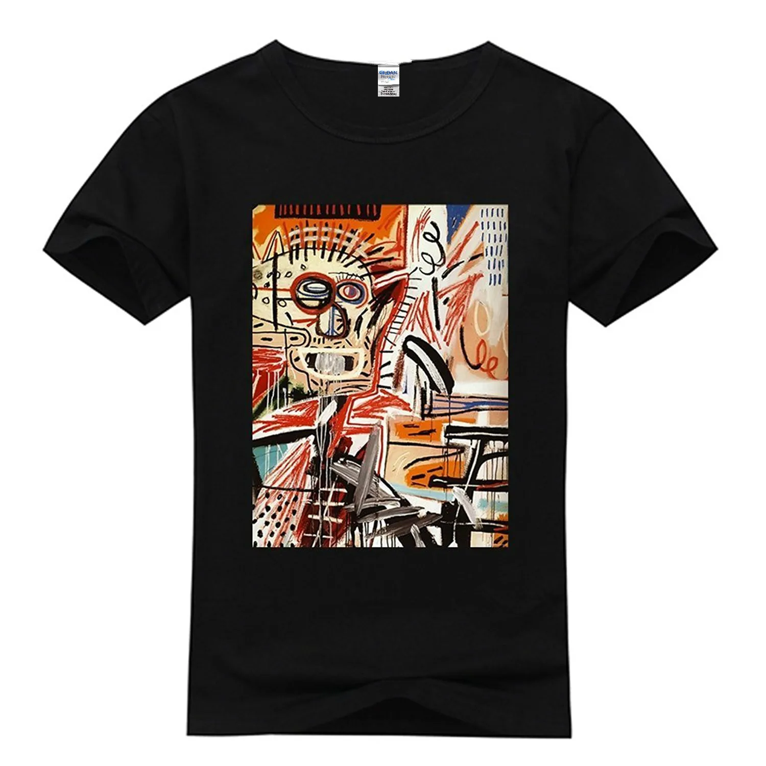 Gildan Fashion Short Sleeve Custom Jean Michel Basquiat Women