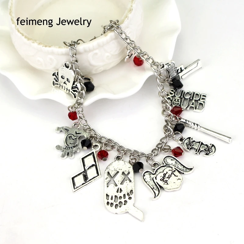 Buy DC Comics Crystal Beads Suicide Squad Bracelet