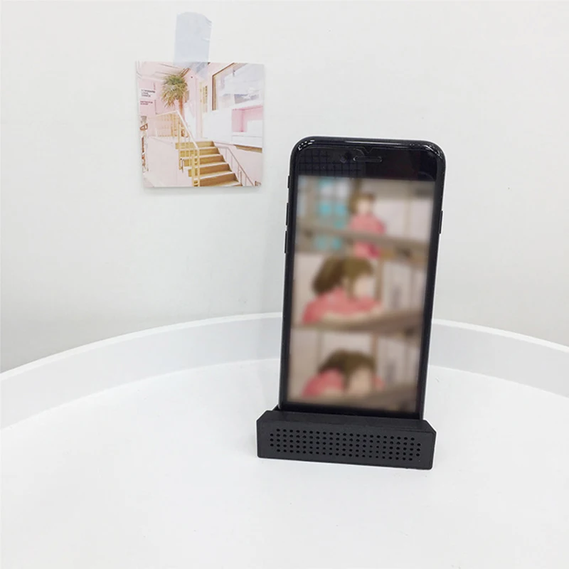 

Universal Mini Phone Holder Sound Amplifier Phone Bracket Horizontal Screen Vertical Amplified Desktop Holder Support Dropship