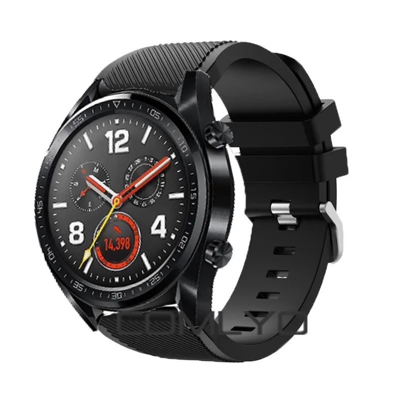 5в1/упаковка для huawei watch gt ремешок металлический браслет из нержавеющей стали Смарт-часы с силиконовым ремешком GT стекло протектор экрана