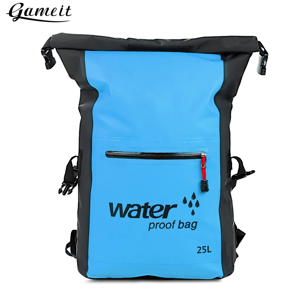 Gameit 25L Outdoor Waterproof Dry Bag Rafting Backpack Sack Storage Bag Rafting Sports Kayaking