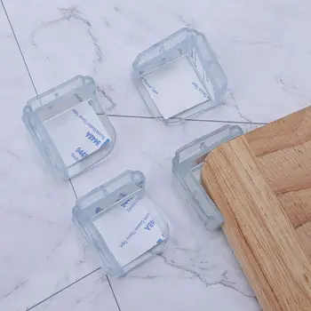 

10 Pcs/Set Safety Corner Protection Baby Cupboard Table Desk Protector Guard Soft Silicone Transparent Edge Pads Security