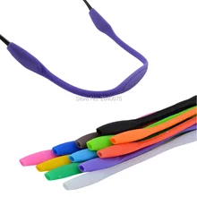 Розничная 1 шт силиконовый шнур для шеи ремешок очки солнцезащитные очки ремешок держатель разноцветный
