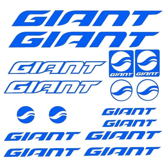 giant road bike decals
