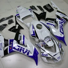 CBR 1000 RR 2006-2007 набор для всего тела CBR 1000 RR 2006 кузов CBR 1000 RR 06 белый синие комплекты обтекателей