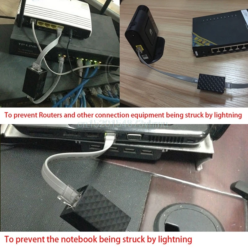 1 шт. молниеотвод RJ-45 адаптер Ethernet протектор сети защиты устройства-L057 горячий