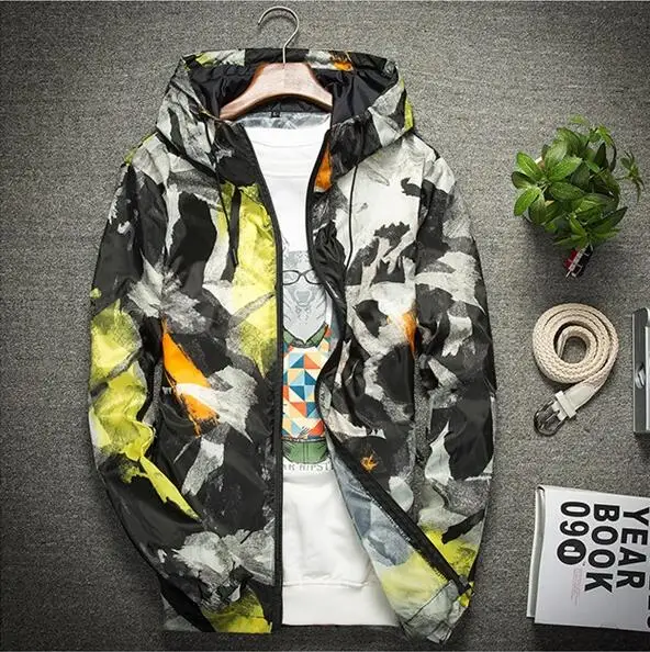 

yizlo anorak jacket men women y-3 college jacket windbreaker jaqueta masculina rashguard camouflage bomber jacket