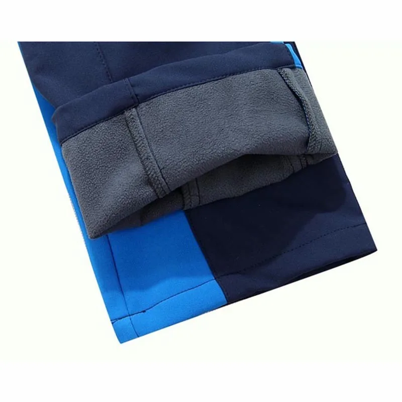 Iemuh marca deportes al aire libre hombres escalada Pantalones de senderismo Inner fleece Softshell Pantalones viento impermeable camping trekking Pantalones