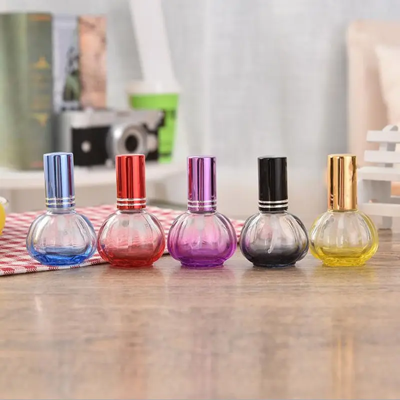 glass bottle for perfume empty glass spray bottles colorful refillable pump bottle F20172035