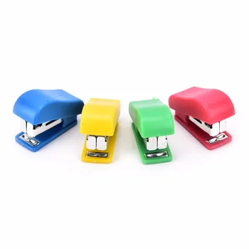 

1 set Mini Stapler Plastic Stationery Set Kawaii Stapler Paper Office Accessories About Staples