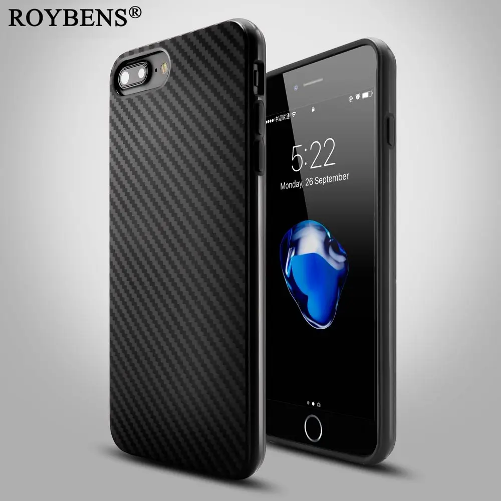 Best For iPhone 6 Case Luxury Carbon Fiber Cover For iPhone 6S 7 Plus 5S SE Soft Silicone Slim Mat Case For iPhone 6 Case Ultra Thin