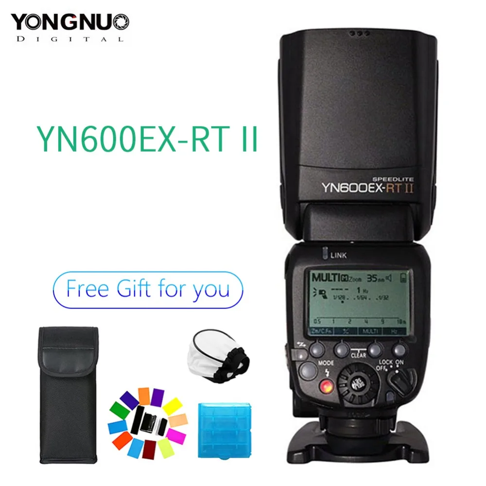 

YONGNUO YN600EX-RT II YN600EX RT II 2.4G Wireless HSS 1/8000s Master TTL Flash Speedlite for Canon Camera as 600EX-RT