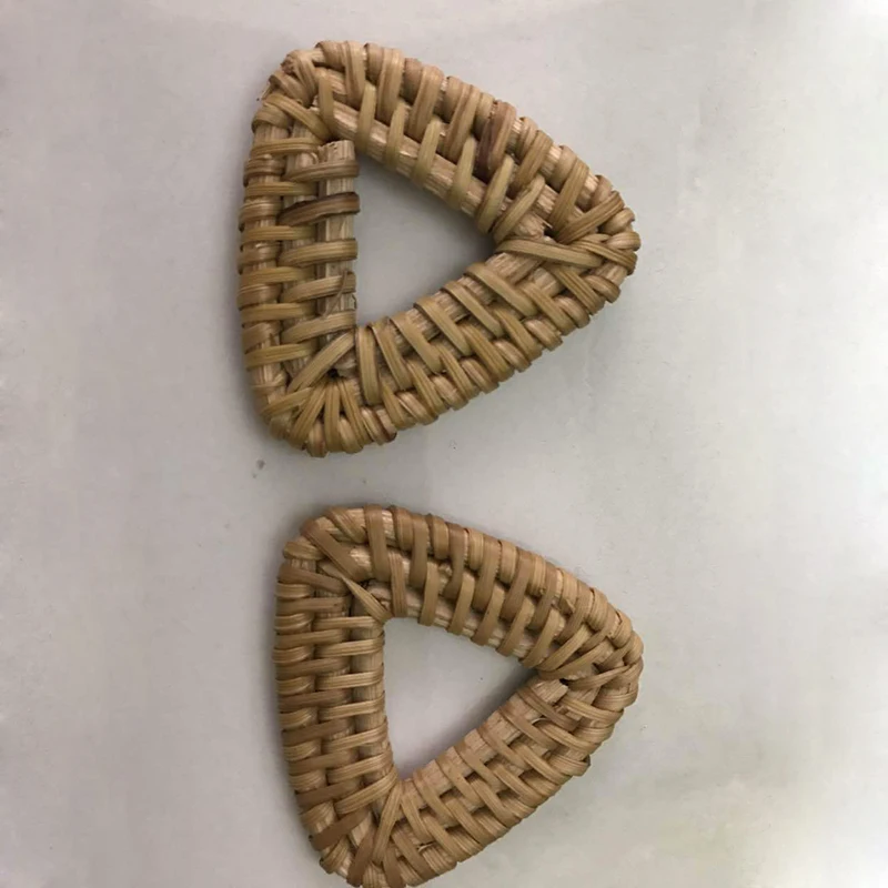 Вязаные геометрические Подвески ручной работы из ротанга 6 шт./лот коннекторы для