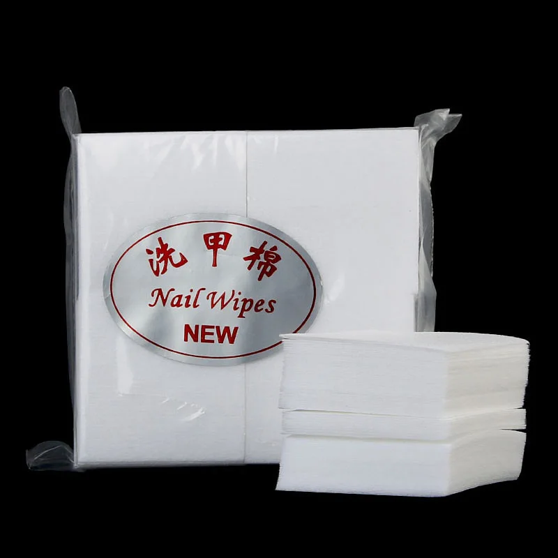 

320 Pc White Nail Art Wipes UV Gel Nail Polish Remover Cleaner Wipe Sterilized Cotton Lint Manicure Accessory New Body Health