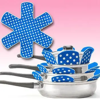 

5pcs Non Woven Fabric Cookware Pots Pans Separator Protection Table Protector Anti Scratch Kitchen Tools