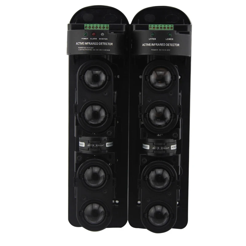 LPSECURITY Outdoor Alarm System infrared beam detector/ Four Beam Photoelectric Security Infrared Sensor Detector 300 meters lpsecurity 200m ir sensor gsm alarm security infrared beam detector 3 beam photoelectric security infrared sensor