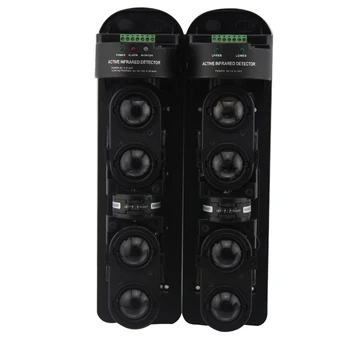 

LPSECURITY Outdoor Alarm System infrared beam detector/ Four Beam Photoelectric Security Infrared Sensor Detector 300 meters