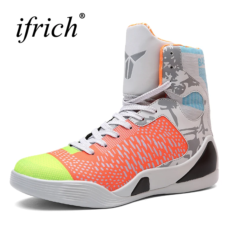 

Mens Basketball Sneakers High Top Basketball Shoes For Men Black/Green Shoes Training Men Leather Sport Shoes Men Basketball