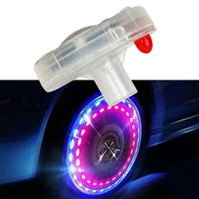 Decor Lamp Valves Auto Accessory Car Motocycle Wheel Light Air Caps Car-styling Tire Valve Caps Solar Energy LED Light 1 Piece