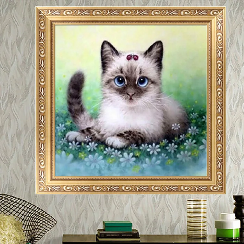 

7 styles Animal Nice 1 piece 5d diamond painting partial round diamond embroidery 2016 new arrival 5d diamond painting
