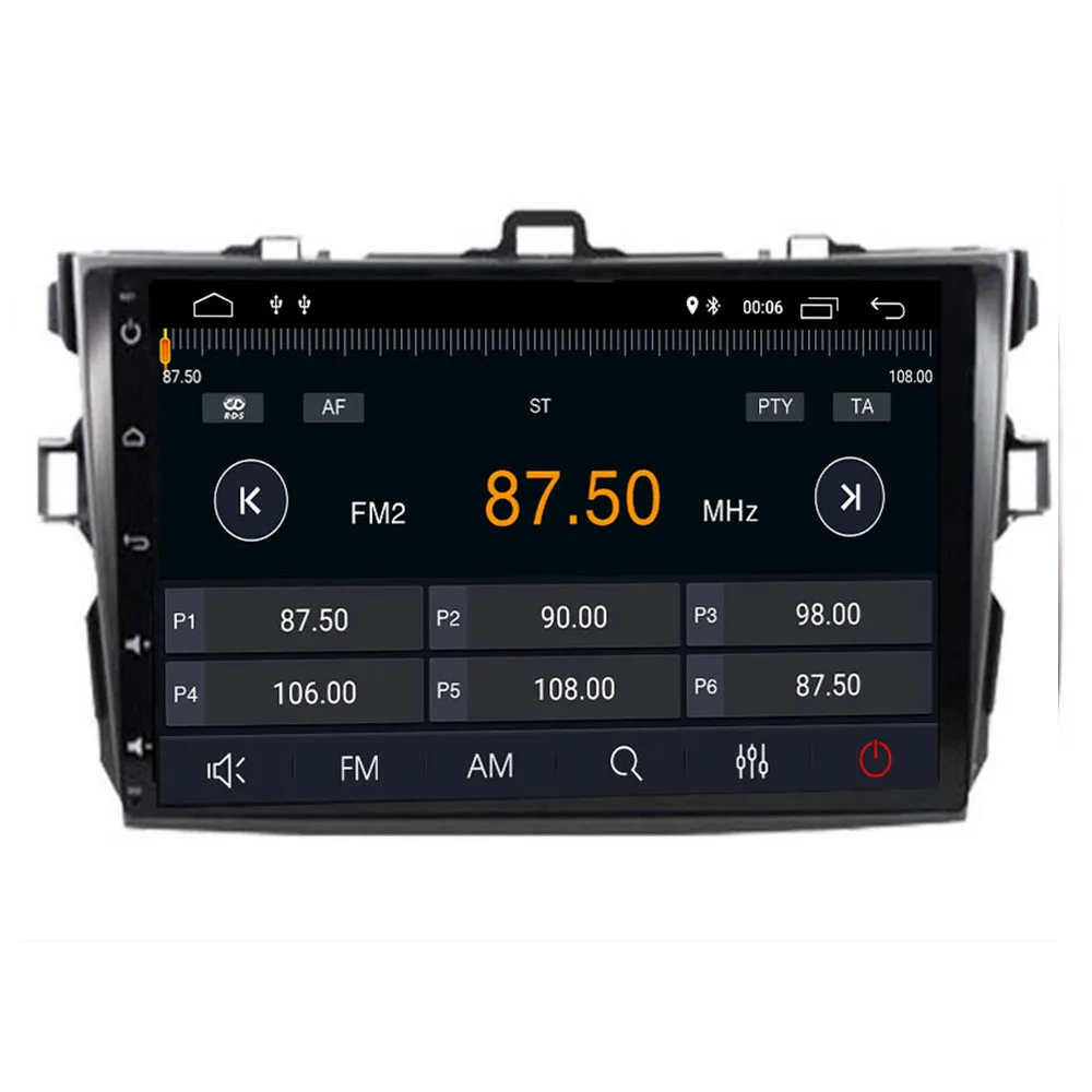 Perfect Car Multimedia Player for Toyota corolla 2007 - 2011,8 Core, Android 9.0 DVD,GPS,Radio, 4GB RAM, 32GB ROM 1 Perfect Car Multimedia Player for Toyota corolla 2007 - 2011,8 Core, Android 9.0 DVD,GPS,Radio, 4GB RAM, 32GB ROM 1