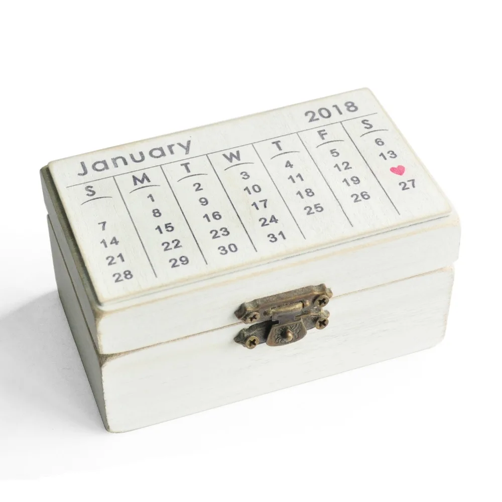 

Wedding Ring Box,Calendar ring box,Ring Bearer,Save the Date Wedding Box,Custom Wedding Holder,Personalized Box