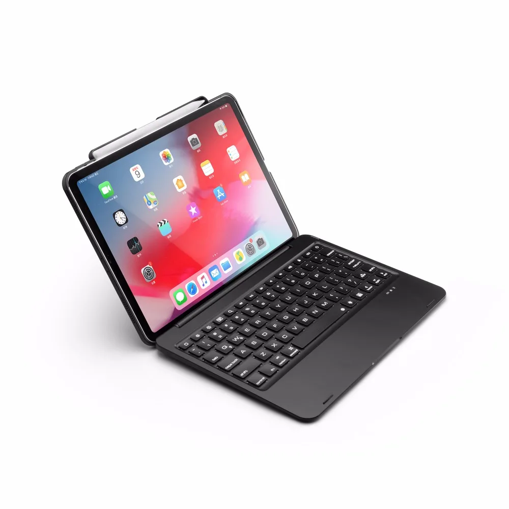 Чехол с Bluetooth клавиатурой и подсветкой для iPad Pro 11 a1989 A80 A2013 A1934, держатель карандаша, смарт-чехол, 7 цветов, беспроводная клавиатура