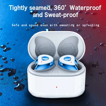

TWS bluetooth 5.0 earphone waterproof stereo Wireless headset With Charging Box sport Earbud for Samsung galaxy buds smartphone