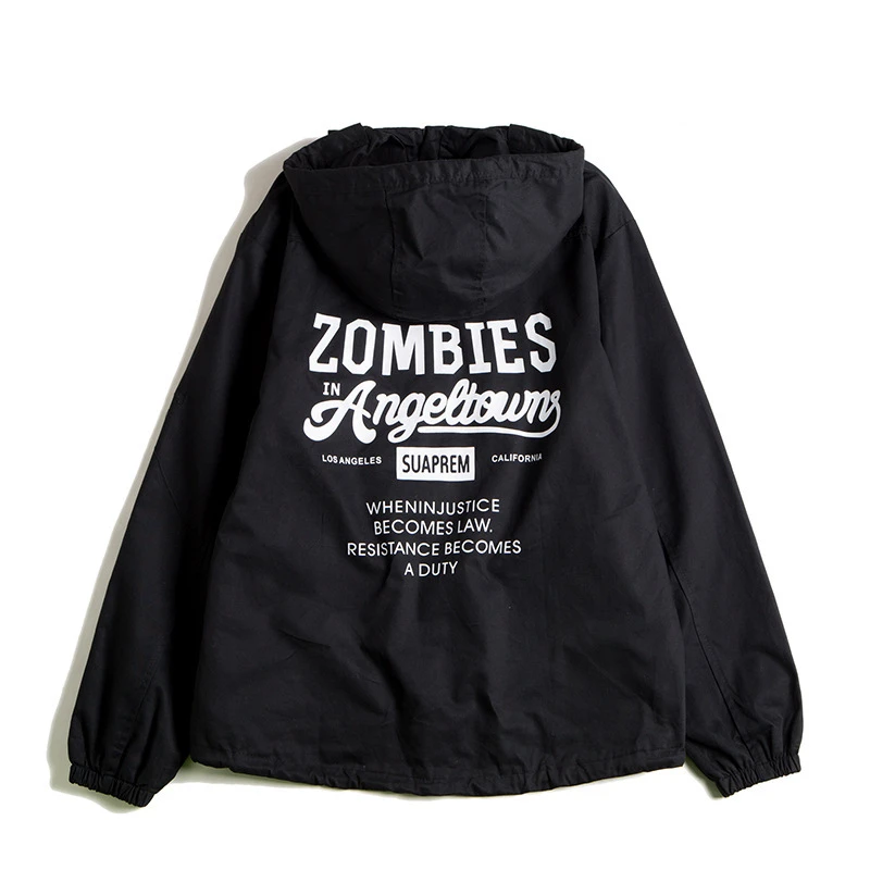 Street Style Hooded Jackets Coat Men Hip Hop Cotton Streetwear Jacket 2018 Autumn Fashion Clothing Windbreaker Yellow Red WS231 Street Style Hooded Jackets Coat Men Hip Hop Cotton Streetwear Jacket 2018 Autumn Fashion Clothing Windbreaker Yellow Red WS231