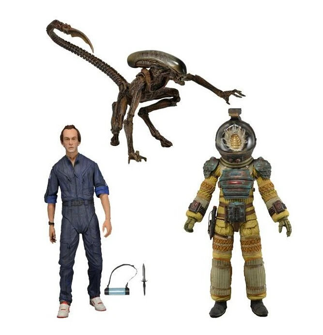 

Aliens18cm KANE DOG ALIEN BISHOP Action Figures PVC brinquedos Collection Figures toys For Birthday gifts With Retail box