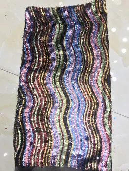 

Embroidered Net Fabric with beads With super Quality yaking-11.401 African Tulle Lace Fabric For party Dress