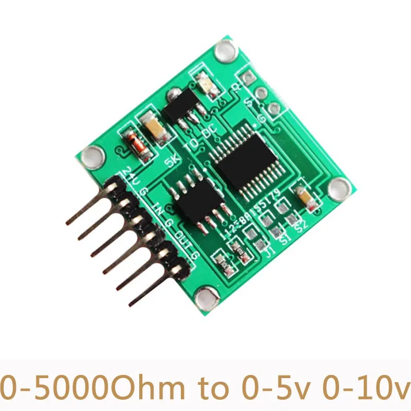 

10pcs/lot Potentiometer Resistance To Voltage Module 0-5000 Ohm To 0-10V 0-5V Linear Transform Transmitter Data acquisition SC09