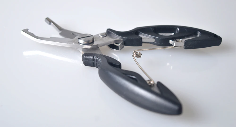 150g de Aço Peixe de Aço Alicates de Pesca Cortador de Linha de Pesca Equipamento de Pesca Aderência dos Lábios de Peixe Portátil 17.5 cm Inoxidável Aderência dos Lábios de Inoxidável Ferramentas 21 Aderência Dos Lábios de Peixe de aço