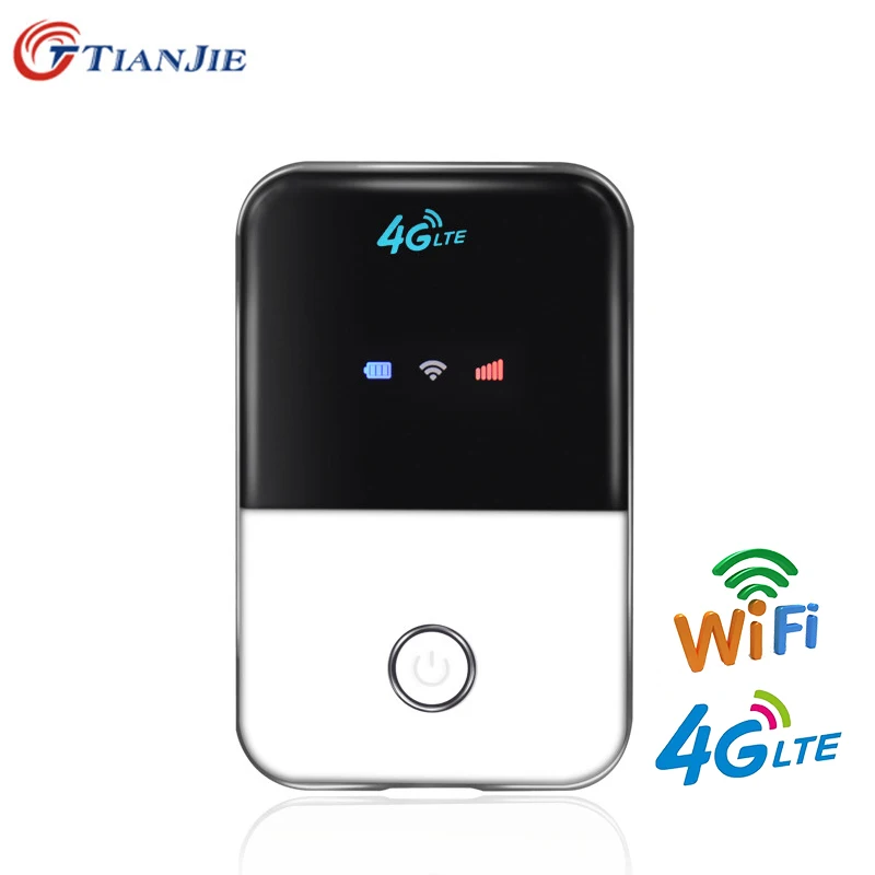 TIANJIE 3g 4 г Lte беспроводной портативный карманный wi fi маршрутизатор мини Мобильная точка доступа маршрутизатор Wi-Fi для автомобиля с Sim Слот