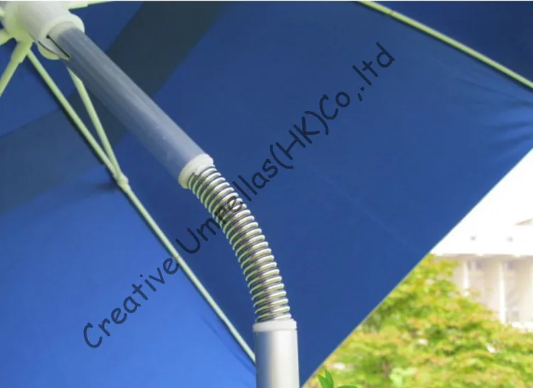 2m diameter beach fishing umbrella,anti rust,aluminum muti function beach umbrella, fiberglass