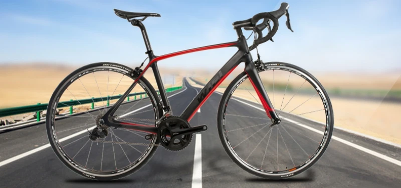 Sale WIEL K3 700C Road Bike Carbon Fiber Frame / Fork/Seat post Cycling Bicycle 22 Speed 105 5800 Groupset Fulcrum Wheels 1