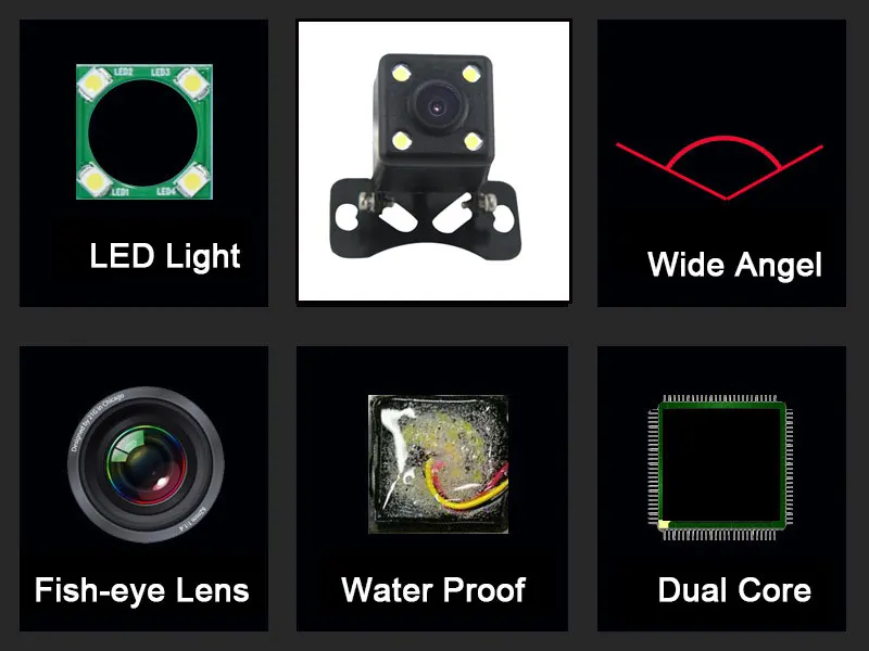 ZESTECH Автомобильная камера светодиодный свет ночного видения задняя камера обратная камера резервная камера для автомобиля dvd-плеер автомобильный аксессуар задняя камера